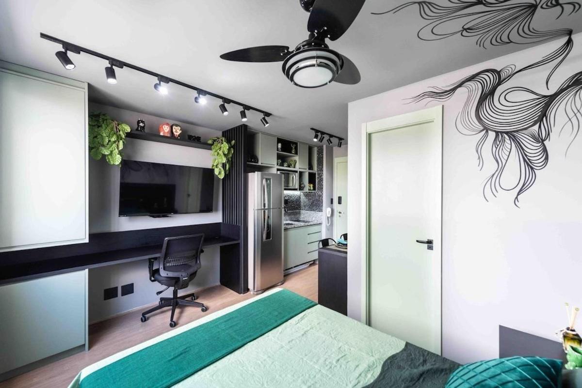 Studio Lindo e Aconchegante Próx ao Metrô Brás San Paolo Esterno foto